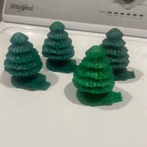 Fisher Price GeoTrax 2003 Pine Trees replacement Lot of 4 like new